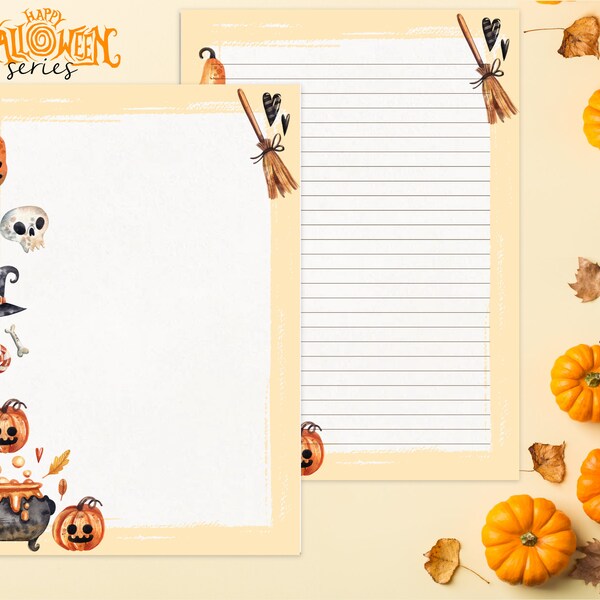 fancy writing paper printable Halloween Printable Stationery With Matching Envelopes , Printable Letter Paper, A4 , A5 and US Letter , Stationery Sets for Letter Writing