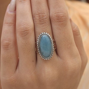 Troilite Quartz Ring / 925 Sterling Silver Ring / Oval Gemstone Ring / Handmade Ring / Women Silver Jewelry / Elegant Ring / Gift For Her