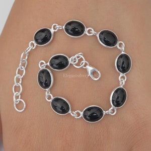 Onyx Bracelet Mexico Silver - Etsy
