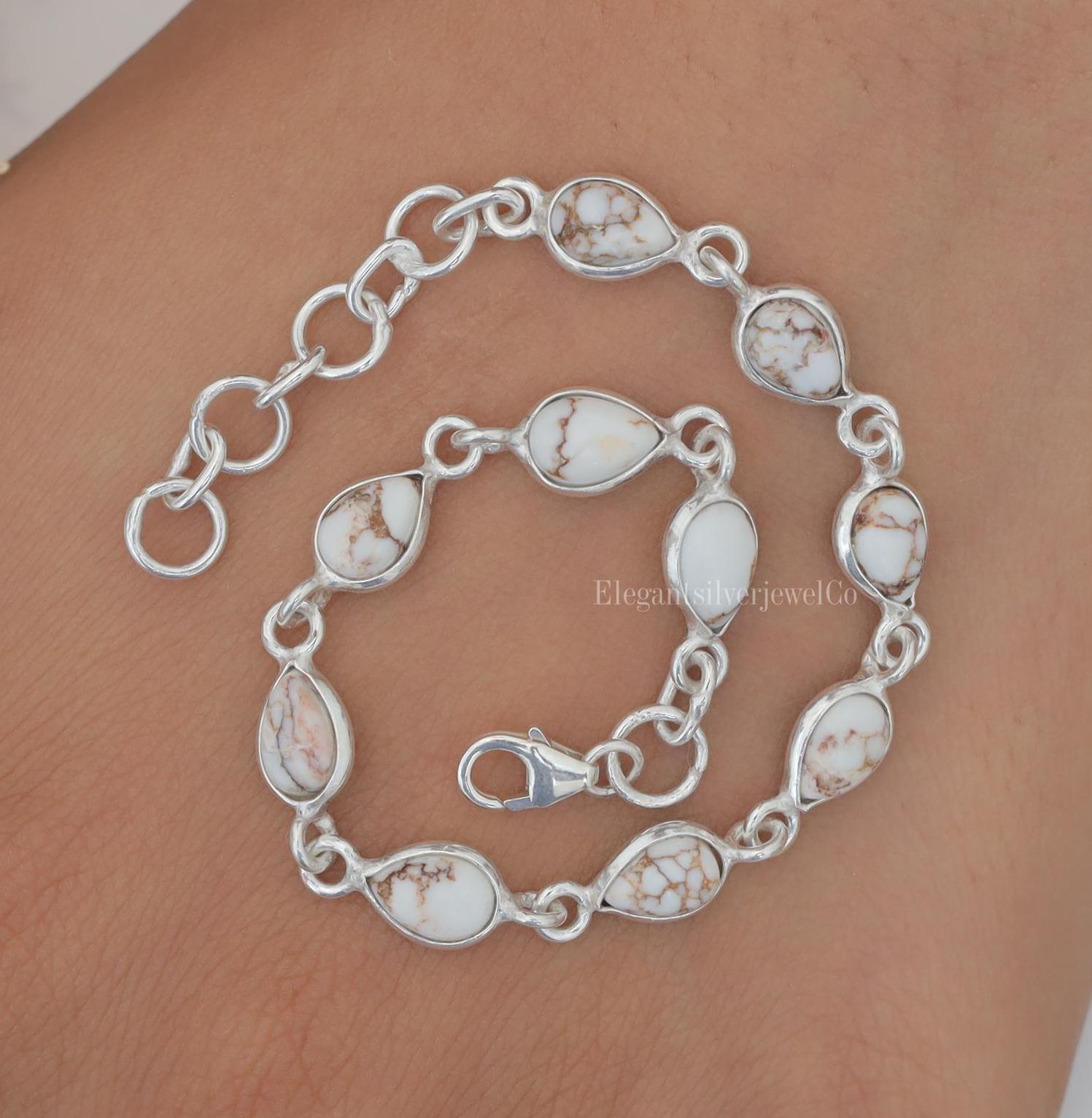 Honette Wide Stole （Natural） Men Bullet Chain Real Solid 925 Silver Iced Flooded Out