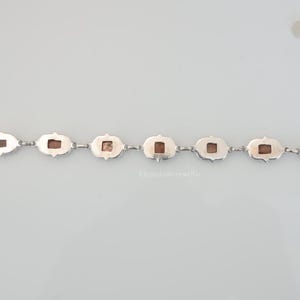 Sunstone Bracelet / 925 Sterling Silver Bracelet / Handmade Gemstone Bracelet / Boho Silver Jewellery / Statement Bracelet image 7