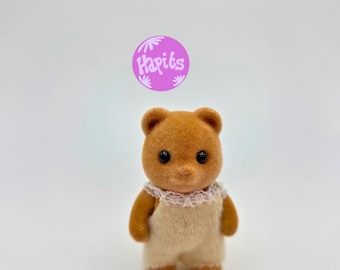 Sylvanian Families Marmalade Porridge Standing Baby Vintage Calico Critters