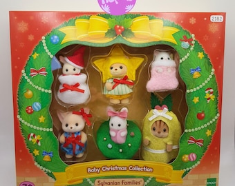 Sylvanian Families Baby Christmas Collection Brand New in Box Unopened Calico Critters Limited Edition Celebration Set Collectors Item