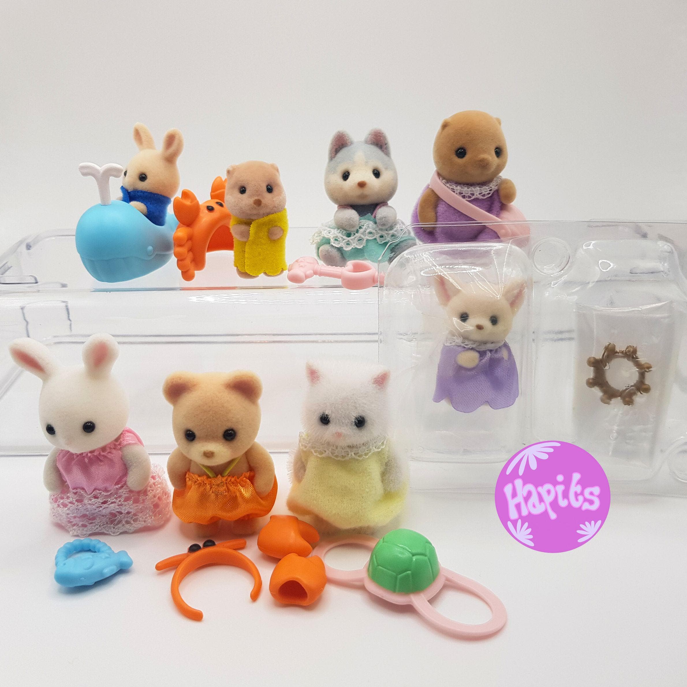Sylvanian Families ぬいぐるみミニポーチ Sylvanian Families Going Out With Baby Mini Pouch Vol.2