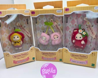 Sylvanian Families Keyring in Original Unopened Boxes, 3 to choose from