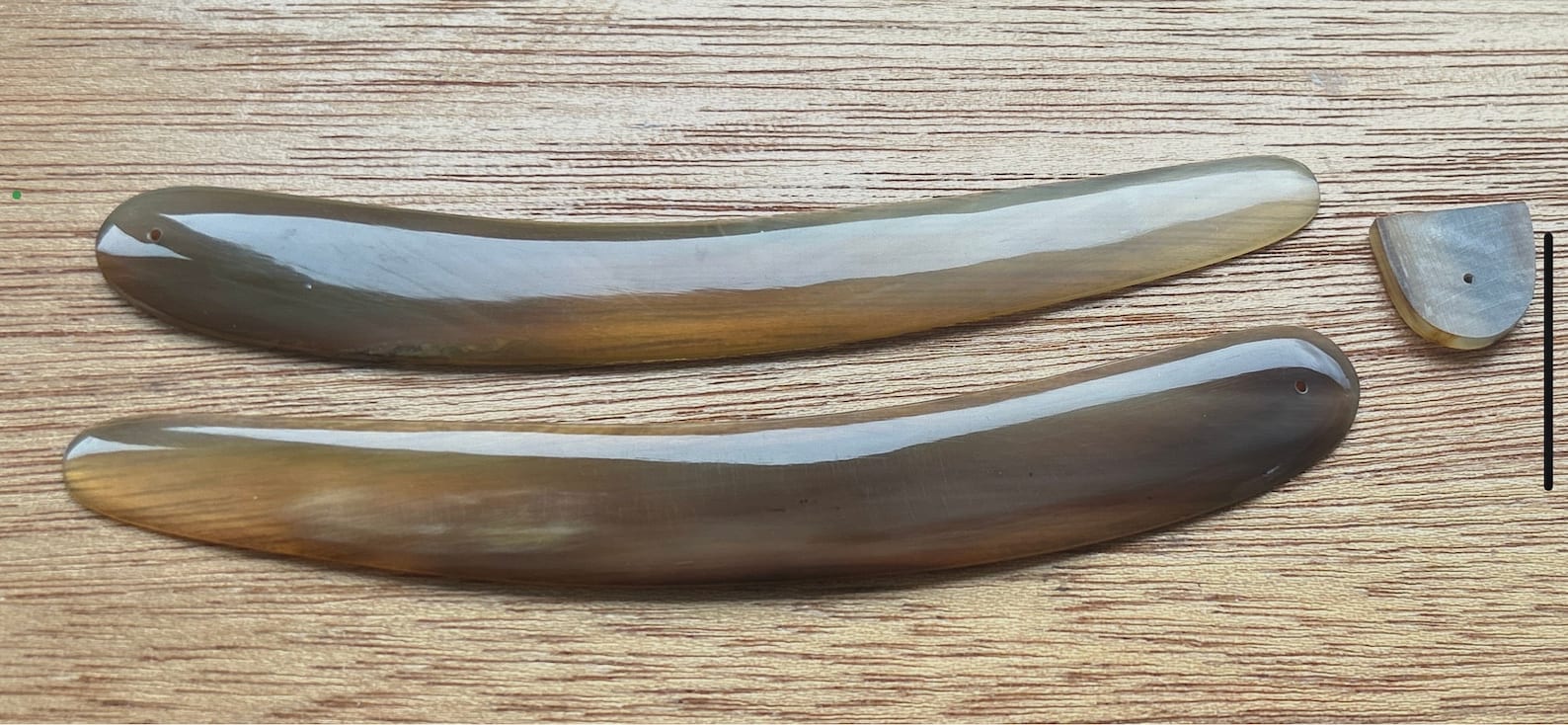Authentic Mottled/marbled Buffalo Horn Razor Scales for Renovating ...