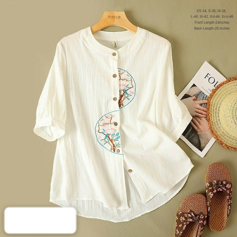 Beutifull Woman Hand Amboidared Shirt Style Premium Quality - Etsy