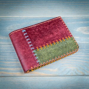 Handgefertigte Italienische Leder Geldbörse Schlanke minimalistische Geldbörse No.1 Brette | Perfektes Geschenk für Männer & Frauen