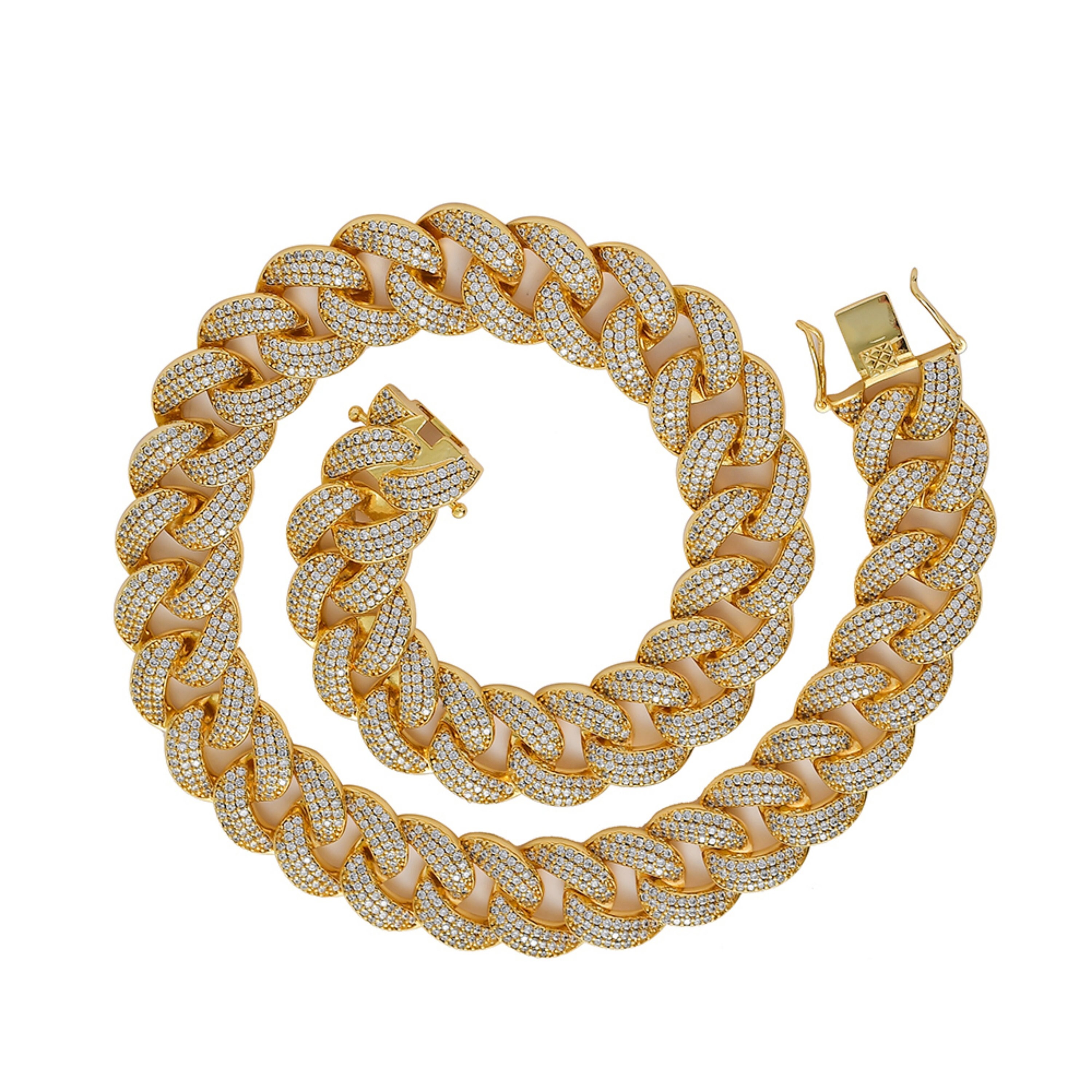 Cuban link choker 19mm deals