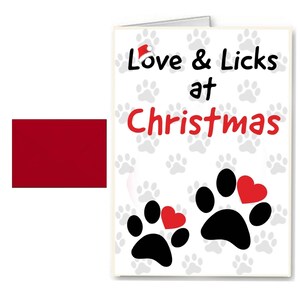 Carte de Noël du chien - Qualité Premium de bébé animal de compagnie en fourrure