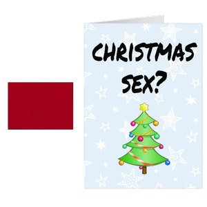Biglietto di Natale di qualità premium - battute di insulto umorismo per adulti maleducato / divertente