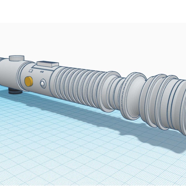 Ki-Adi-Mundi Styled Lightsaber Hilt, Digital File for 3D Printing