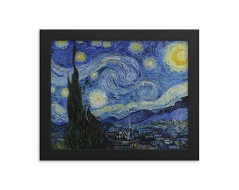 フィンセント・ファン・ゴッホ『星月夜』1889年｜ファインアート