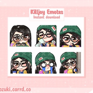 Valorant Killjoy Emotes für Twitch und Zwietracht