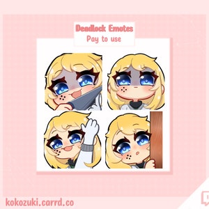 Valorant Deadlock emotes for twitch and discord