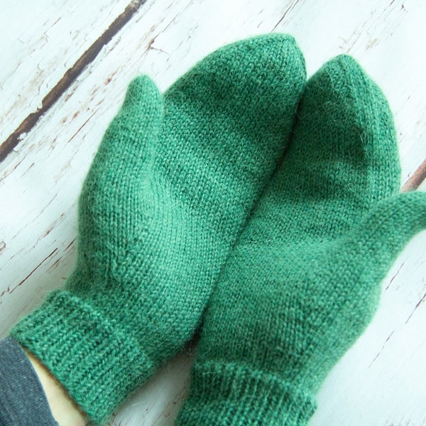 Knitting pattern | Mitten pattern | Basic mittens| Beginner knitting pattern