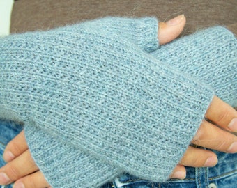 Knitting pattern | Fingerless gloves knitting pattern | Mitten pattern | Glove pattern | Beginner knitting pattern