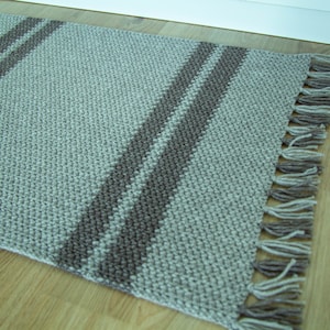 Crochet Pattern, Crochet Rug Pattern, Crochet Home Decor, Minimalist Rug Pattern, Modern Rug
