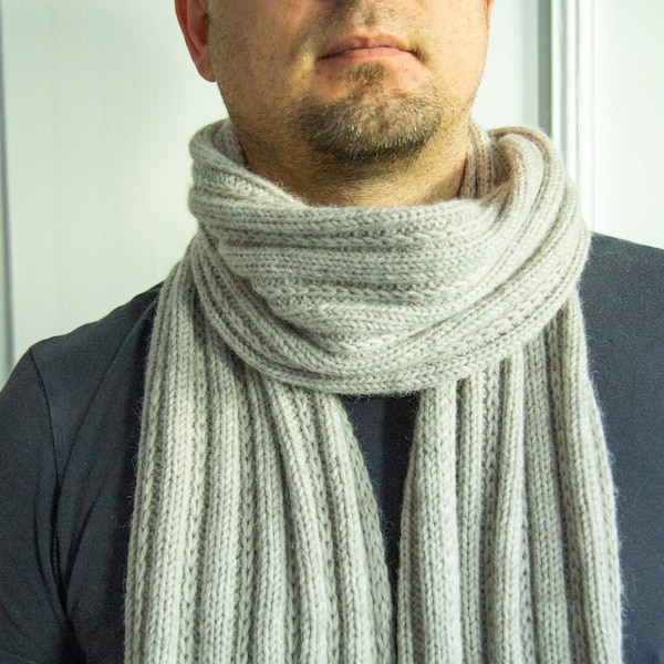 Knitting pattern | Scarf knitting pattern for men and women | Knit scarf pattern