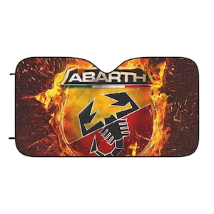 Car Sun Shade with Abarth emblem