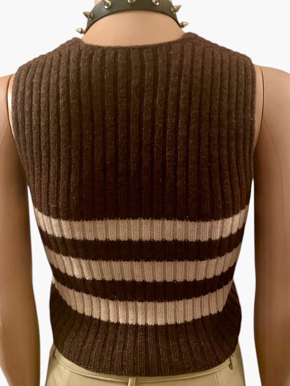 トップス VINTAGE wool vest MADE IN USA 70s 70s Style Vest Wool Hippie Top Size S-m - Etsy