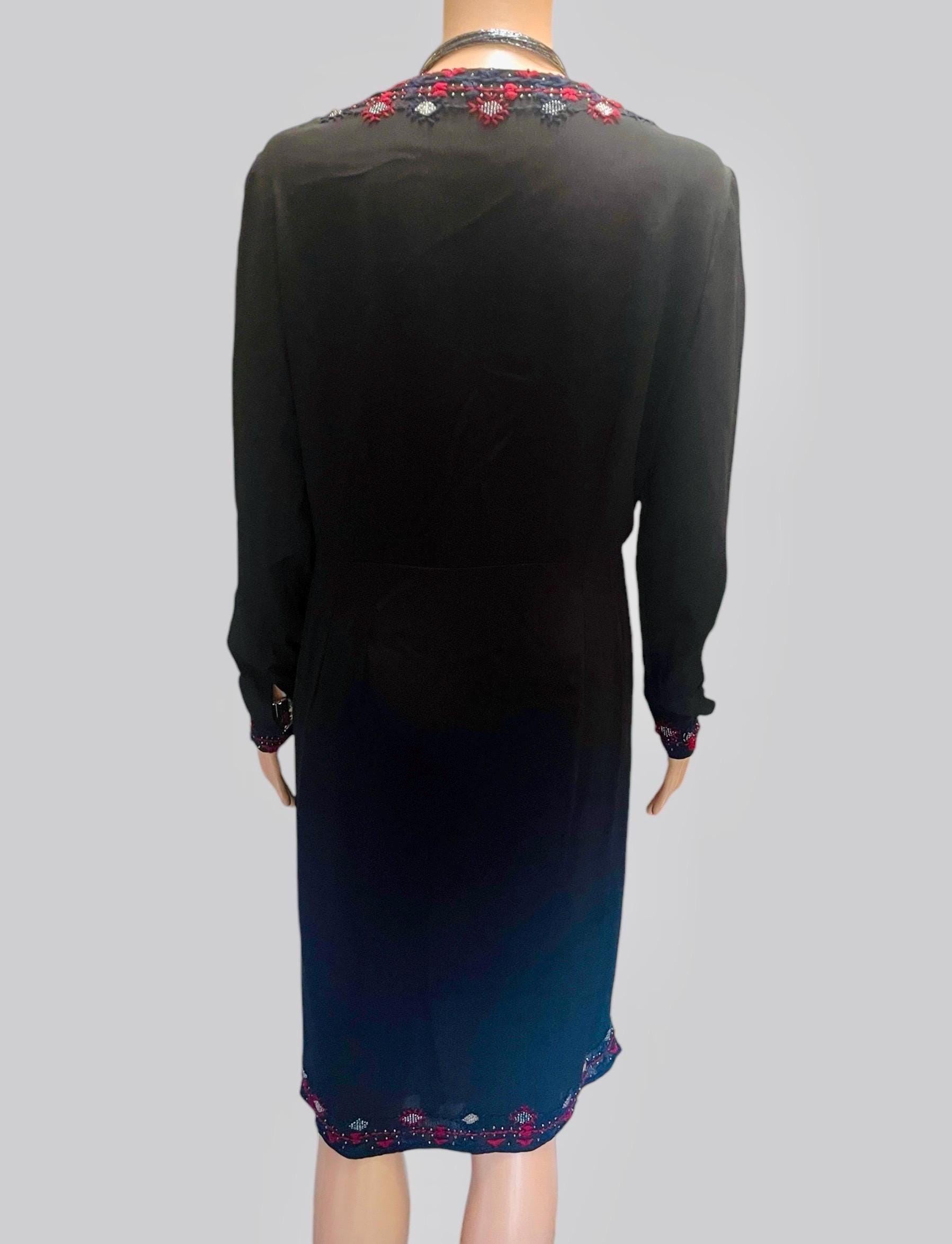 antik batik beaded dress JACINDA / All Over Beaded Wedding Dress with Long Sleeves main image 0
