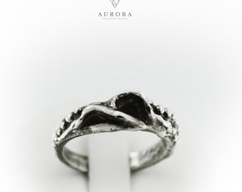 Nymph - Nature - conceptual ring shape - mountains ring