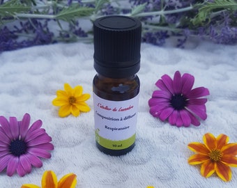 Composition "Respiratory" 100% organic essential oils