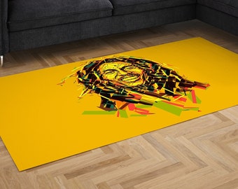 Rug Barn, Bob Marley Throw Blanket/wall Hanging,vintage - Etsy
