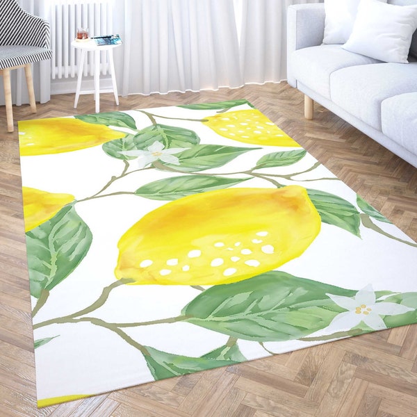 Yellow Rug Etsy
