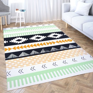 Scandinavian Rug, Popular Boho Rug, Nordic Rug, Soft Carpet, Washable Rug, Area Rug, Rugs For Living Room, Decorative Rug, Cute Carpet