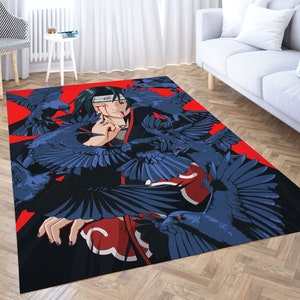Anime Rug, Japanese Anime Manga Characters Rug, Anime Merch, Kawaii Rug, Khype Rugs, Anime Decor, Funky Rug, Cartoon Rugs, Cool Rugs
