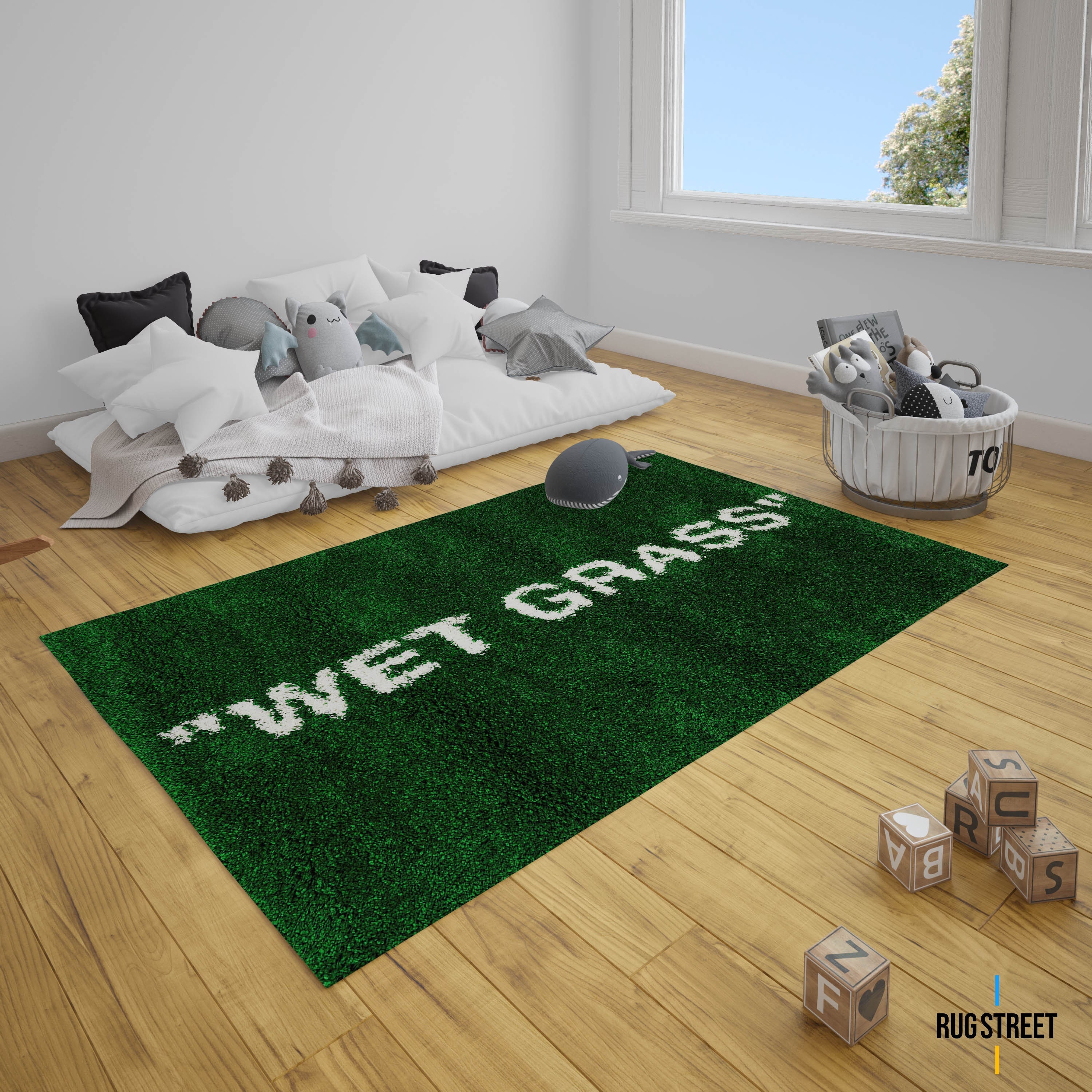 Wet Grass Rug Hypebeast Rug Decor Carpet Boy Room Decor -  Sweden