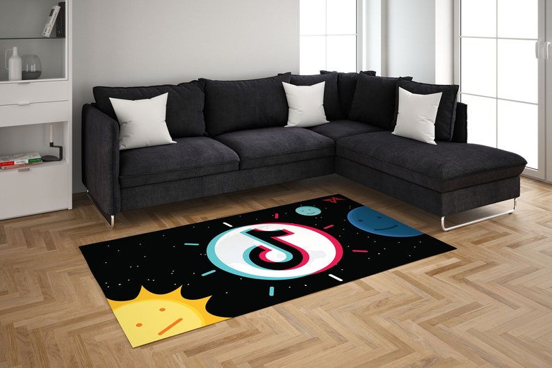 Tik Tok Rug Tiktok Home Decor Social Media Decor Influencer Etsy