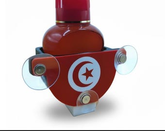 Poppy or Trucky Tunisia Edition Mount - Suction Cup Mounting - No Traces - Custom Truck Cab Accessory - Handmade