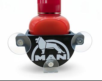 Poppy MAN suction cup mount for truck windshield