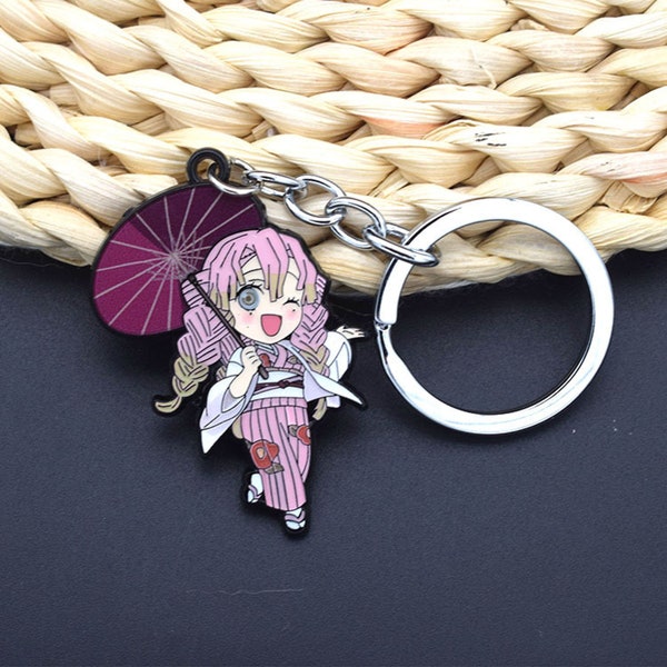 Japanese cute cartoon key chain,Alloy key chain,bag decoration pendant, key decoration pendant,car key chain，backpack decoration chain