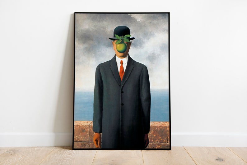 Rene Magritte Print the Son of Man 1964 Magritte Poster - Etsy