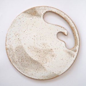Handmade Ceramic Cheese & Breakfast Plates Ready to Ship image 4