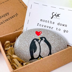 Regalo personalizzato per il sesto anniversario di matrimonio per il fidanzato, graziosi regali per il sesto anniversario di matrimonio per la fidanzata, piccolo regalo per lui e la sua coppia di 6 mesi