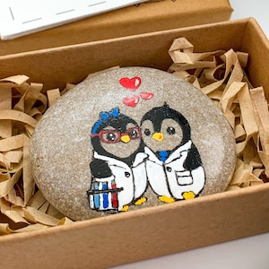 Cadeaux personnalisés rock ringard de pingouin pour son mari, petit ami, cartes scientifiques pour la Saint-Valentin pour sa petite amie, cadeau chimie pour couple