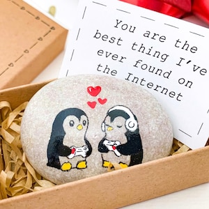 Personalizado Você é a melhor coisa que já encontrei na Internet Cartão de aniversário de namoro online Conheci presente online para ele namorado namorada
