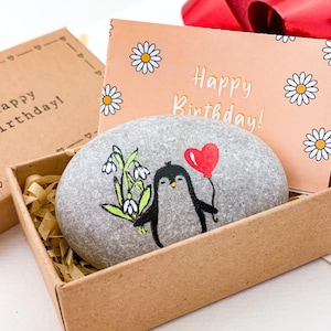 Regalo de flores personalizado para el mes de nacimiento de enero para ella Tarjeta de nacimiento de campanilla de invierno Regalo de cumpleaños de enero para esposa, hija, nieta, hermana, mamá
