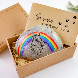 Cadeau personnalisé de perte de lapin tête de lion, carte-cadeau de sympathie Lapin perdu au paradis, lapin animal de compagnie souvenir deuil condoléances deuil