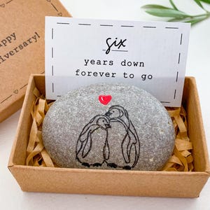 Presente personalizado de 6º aniversário para ele, marido, homem, presente personalizado de 6º aniversário de casamento para sua esposa, presente de aniversário de ferro exclusivo, seis anos