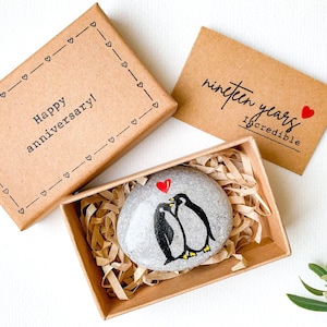 Gepersonaliseerd 19e-jarig huwelijkscadeau voor man-vrouw, unieke 19-jarige jubileumkaart, door bronzen jubileumcadeaus van vrienden