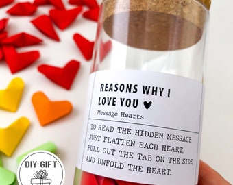 PRINTABLE DIY Kit Reasons why I love you note letter Long Distance relationship anniversary gift for boyfriend Birthday card for him husband