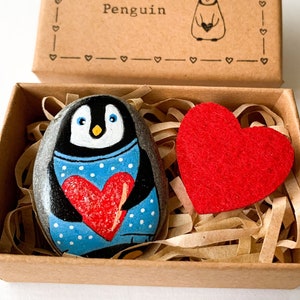 Personalized Penguin pebble, Rock, Stone You are my Penguin Gift for Boyfriend Girlfriend Cute gift for him her Small Anniversary I love you