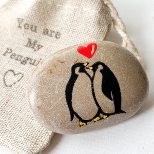 Tu sei il mio pinguino regali romantici per lui Pinguino ciottoli regali sentimentali per il fidanzato idea regalo regali di San Valentino per lui divertenti ti amo