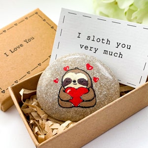 Regalos de perezosos personalizados para su novia esposa linda pareja regalo de perezosos para él novio marido aniversario cumpleaños día de San Valentín